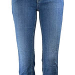 Gap Vintage Silm Women's Blue Mid Rise Frayed Hem Skinny Denim Jeans Pants Sz 26 Photo 0