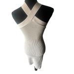 Babaton  Sculpt Knit Criss Cross Halter Dress – Size M Photo 1