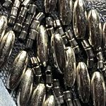 Alfani Beaded Dress Blouse Size M Photo 4