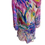#250 UNBRANDED Beaded Watercolor Swim Cover up Pink Photo 1