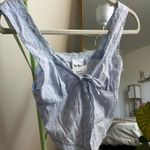 Sky to Moon  Eyelet Tie Top Photo 1