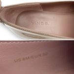 Vince Sanders Patent Leather Platform Slip On Sneakers Taupe Antique Rose Size 6 Photo 12