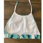 L’atiste By Amy Green Floral Crop Top Halter Tie Festival Medium Photo 3