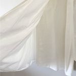 Wilfred Aritzia Silana Linen Cotton Blend Midi Wrap Skirt in White Size XS Photo 2