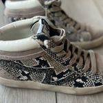 Gianni Bini Women’s high top mixed print animal suede sneaker size 6.5 Photo 3