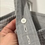 Everlane cotton picnic dress Light Blue and white striped Midi Dress 14 Photo 8