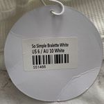 Princess Polly NWT So Simple White Ribbed Lined Bralette, size 6 Photo 6