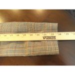 ZARA  Womens‎ Blazer Jacket Medium Brown Plaid Double Breasted Preppy Career Photo 3