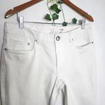 7 For All Mankind White Jeans with Embroidered Back Pockets Photo 1