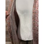 Sim & Sam Boho Kimono  Cardigan Cover Up Anthropologie Peach Size S M Rayon Open Photo 2