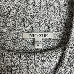 Nic+Zoe Womens Fall Feelings Knit Mock Turtleneck Sweater Top Southwest Sz M Photo 1