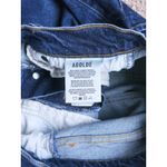 AGOLDE Riley Long Straight Leg Jeans 24 High Rise Blue Dark Wash Classic Luxury Photo 5