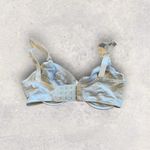 Vintage Mary Jane Lace Detail Underwire Bra Size 38D Yellow Photo 3