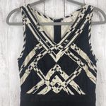 Anthropologie  Postmark‎ 9-H15 STCL Dress 6 Black White Pockets Pleated Cocktail Photo 1