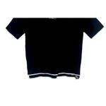 ZARA NWT  Knitwear Collection Short Sleeve Contrast Mock Neck Sweater S Black Photo 3