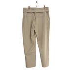 Paige  Maria Vegan Leather Pants Size 10 Belted Tie Waist Pockets Dressy Photo 4