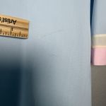 Vintage Sears Womens Pastel Blue Nylon Robe Size M 70s Housecoat Made In USA Size M Photo 13