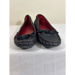 Women's Lauren Ralph Lauren Black Leather Loafers Size 9.5 Photo 2