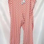 Lands' End WOMENS size xxl Pink turquoise Geometric Women's pajama pants clean Photo 1