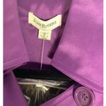 Joan River Purple Trench Coat NWOT size small Photo 1
