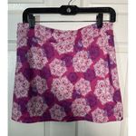 720 TRANQUILITY Med Pink & White Geo Design Tennis Golf Skirt Skort Photo 0