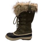 Sorel  Joan of Arctic Snow Boots Waterproof Suede Fur Green Women's 7.5 NL2429-38 Photo 4