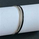 Set of‎ 2 women’s vintage dainty silver/black bangle bracelets one size Silver Photo 1