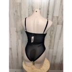 CBR Black Lace Mesh Bodysuit | Sheer Floral One Piece Lingerie – Size Medium Photo 5