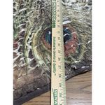 Jess & Jane Womens Tunic Top Size XL Pleated Asymmetrical Hem 3/4 Sleeve Peacock Photo 3