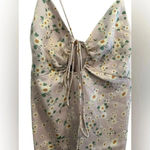 Kittenish  Floral Lilac Pink Mini Dress // Size Medium Photo 3