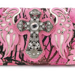 Camouflage Women's Crossbody Wallet Pink Photo 0