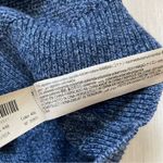 Massimo Dutti  Extrafine Cotton Crewneck Sweater Blue (Small) preppy classic Photo 3