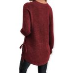SheIn SZ S Burgundy tie sweater Photo 1