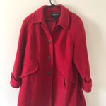 London Fog Red Coat Size XL Photo 0