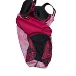 MiracleSuit  Red and Black One Piece Swimsuit Photo 6