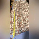 Gibson Latimer  Red and Cream Bell Sleeve Midi Sundress Photo 6