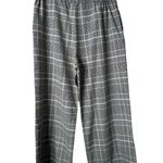Roolee  Womens Plaid Palazzo Wide Leg Pants Pull On Size Medium New Office Work Photo 1