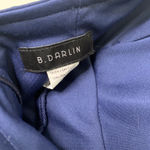 B Darlin Sheer Navy Formal Maxi Dress B. Darlin – Beaded Waist, Size 2 Sheer Overlay Photo 5