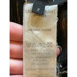 Isabel Marant ‎ Black And Gold Long Sleeve Pleated Draped Mini Dress Size M Photo 8