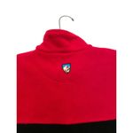 Kuhl  Sleeveless Vest Colorblock Nordic‎ Women Size Medium Red Black Fleece Ski Photo 3