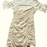 NEW Beauty & Grace Cream Dress, Size Medium Photo 0