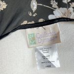 90s vintage floral lingerie gown Black Size L Photo 8