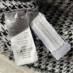 Ann Taylor  Black & White Houndstooth Shortsleeve Sweater w/ Raw Hem Size L Photo 6