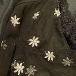 Motel Rocks NWT motel yenika floral lace mesh crop tank top black daisy embryo l Photo 1