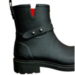 Rag and Bone EUC  Moto Rain Boots Black Size 7 Photo 4