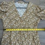 Faherty Havana Golden Theodora Floral Button Down Puffed Sleeves Maxi Dress M Gold Size M Photo 10