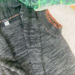 Twenty One  gray and orange fall / winter knit style sweater / vest size M Photo 4