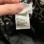 Talbots  Embroidered Silk‎ Pants Womens 16W Black White Cropped Trousers Vintage Photo 5