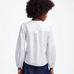 Madewell NWT  White V-Neck Long-Sleeve Top - Size: XXS Photo 12