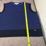 St. John  Sport Marie Gray Wool Blend  Sweater Vest Sz L Accademia Quiet Luxury Photo 8